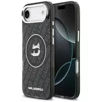Karl Lagerfeld IML Choupette Head Logo MagSafe dėklas, skirtas Apple iPhone Air, juodas