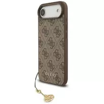 Guess 4G Charms Collection MagSafe dėklas, skirtas iPhone 13 Pro Max (rudas)