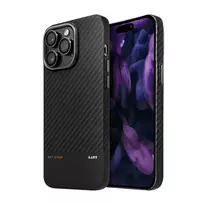 LAUT Kev Protect Dėklas, skirtas iPhone 15 Pro Max su MagSafe (Juodas)