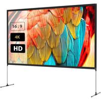 BlitzWolf BW-VS6 120" nešiojamas projekcinis ekranas, 160° žiūrėjimo kampas, 265x149 cm, aliuminio pagrindas, poliesteris