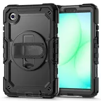 Tech-Protect Solid Dėklas Samsung Galaxy Tab A9 / A11 8.7 colio X110 / X115 / X133 / X135, Juodas