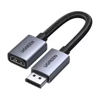 Ugreen DisplayPort į HDMI adapterio laidas 4K 30Hz vienakryptis juodas 1,5 m