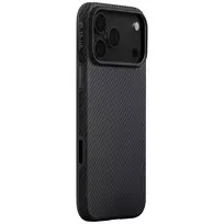 PITAKA Aramid UltraGuard MagSafe Case for iPhone 17 Pro Black/Grey Twill