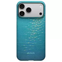 PITAKA Ultra-Slim MagSafe Case for iPhone 17 Pro Max Lucid Blue