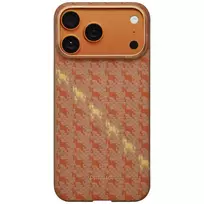PITAKA Happiness Rides Edge Case MagSafe for iPhone 17 Pro Amber