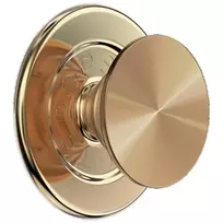 Telefono laikiklis ir stovas Popsockets Round Radial, auksinis aliuminis, MagSafe, Gold 807259