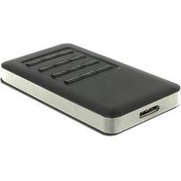 Delock Išorinis korpusas 42594, M.2 Key B į USB 3.0 Micro-B, SATA, 2242/2230, AES-256, 5Gbps, 12 mygtukai, LED, juodas