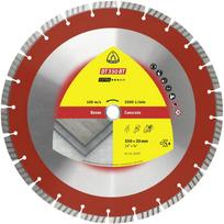 Klingspor Deimantinis pjovimo diskas DT 350 BT 354798, 350mm, 25.4mm, betonui, 5500 aps/min, turbo segmentai