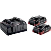 Metabo įrankio akumuliatorius ir įkroviklis 685305000, 18 V, 8 Ah, 2 vnt, LiHDX, ASC 290, MetaBOX 145, CAS