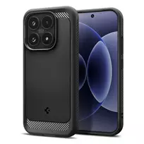 Spigen Rugged Armor dėklas, skirtas Xiaomi 17, matinė juoda