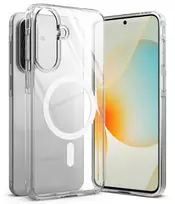 Ringke Fusion Magnetic MagSafe dėklas, skirtas Samsung Galaxy A57 5G, permatomas