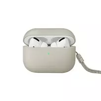 UNIQ Lino Silicone Case for AirPods Pro 2nd Generation (2022/2023) - Beige Ivory