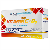 AllNutriton Vitamin C1000 + D3 2000 30 caps