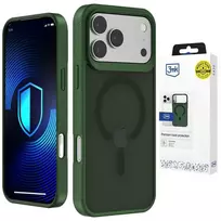 3MK Smoke MagCase Apple iPhone 17 Pro dėklas - žalias
