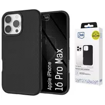 3MK Fortis MagCase, skirtas Apple iPhone 16 Pro Max - juodos spalvos