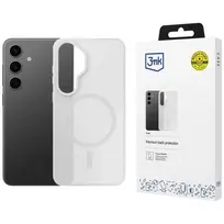 3MK Smoke MagCase Samsung Galaxy S25 apsauginis dėklas - baltas