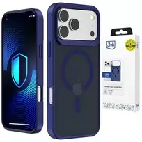 3MK Smoke MagCase, skirtas Apple iPhone 17 Pro Max - mėlynas