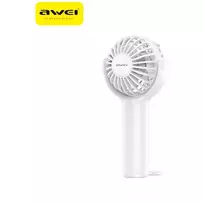 AWEI F42 rankinis ventiliatorius, baltas