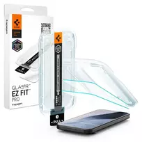 Spigen Glas.tR EZ Fit Pro AC 2 vnt. grūdinto stiklo ekrano apsauga, skirta Google Pixel 11 / Pixel 11 Pro - skaidri