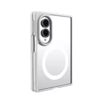 UNIQ Veren AF Magclick įkrovimo dėklas, skirtas Samsung Galaxy Z Fold8, baltas