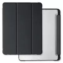 Mercury skaidrus galinis dangtelis iPad Pro 13 inch (M4 2024/M5 2025) - juodas buferis, permatoma nugara