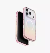 UNIQ Iridescia MagClick įkrovimo dėklas, skirtas iPhone 17 Pro – Pink Prism