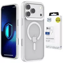 3MK Smoke MagCase Apple iPhone 17 Pro dėklas - Baltas