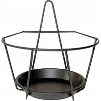 Esschert Design – pakabinamas metalinis gėlių stovas 22x20 cm, juodas