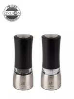 Peugeot Saveurs Daman Z elektrinis druskos ir pipirų malūnėlių rinkinys uSelect 16 cm, juodas