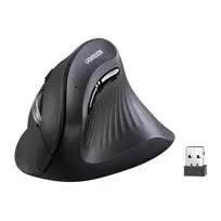 UGREEN MU008 belaidė vertikali optinė pelė, 2.4G + Bluetooth 5.0, juoda