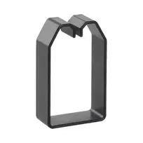 Hager LK750503 PVC paviršinio montavimo kabelių kanalas 75x50mm juodas 2m