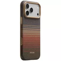 PITAKA Summa dėklas iPhone 18 Pro Max / 17 Pro Max - Sunset aramidinio pluošto MagSafe telefonų dėklas