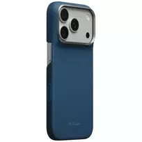 PITAKA Edge Case Argyle MagSafe dėklas iPhone 18 Pro / 17 Pro, vidurnakčio mėlynas