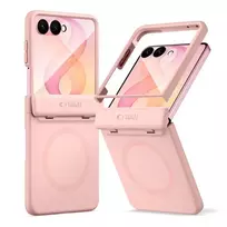 Tech-Protect Kevlar Aura MagSafe dėklas, skirtas Galaxy Z Flip 8, rožinis