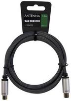 Sinox Beslag Sinox 80 dB antenos kabelis. 1,5 m. Juodas, 1,5 m, koaksialinis, koaksialinis, juodas