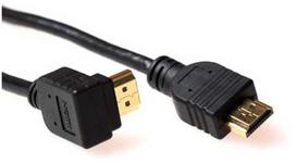 ACT 50 cm HDMI High Speed kabelis, HDMI-A kampuotas vyriškas į HDMI-A tiesų vyrišką