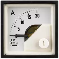 Lumel Analoginis ampermetras 48x48 I:IP65 A210:matavimo diapazonas 25A MA16