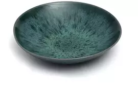 Bazaar Makaronų lėkštė 23x23x5 cm mėlyna akmens keramika