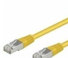 Goobay CAT 5e tinklo kabelis, F/UTP, geltonas, 50 m, Cat5e, F/UTP (FTP), RJ-45, RJ-45, geltonas