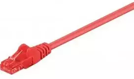 Goobay CAT 6 tinklo kabelis, U/UTP, raudonas, 20 m, 20 m, Cat6, U/UTP (UTP), RJ-45, RJ-45, raudonas