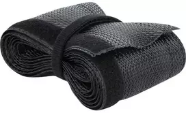 DeLOCK Pintas apsauginis vamzdelis su lipnia juosta 10 m x 32 mm juodas, Pintas apsauginis vamzdelis, Poliesteris, Juoda, 1 vnt.
