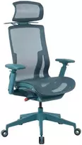 Ergonominė tinklinė biuro kėdė Spacetronik, 3D porankiai, turkio spalvos
