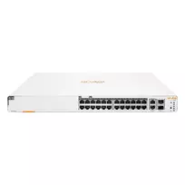 HPE Aruba Networking Networking Instant On Switch 20p Gigabit CL4 4p Gigabit CL6 PoE 2p 10GBT 2p SFP+ 370W 1960