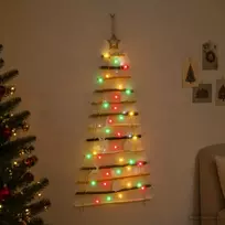 Kabantis Kalėdų medis 120 cm 50 LED Įvairių spalvų