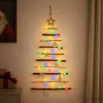 Kabantis Kalėdų medis 90 cm 30 LED Įvairių spalvų