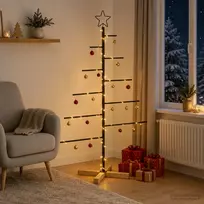 Metalinė Kalėdų eglutė su stovu KUOPIO 125 cm Plienas Juoda