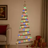 Kabantis Kalėdų medis 150 cm 80 LED Įvairių spalvų