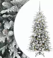Dirbtinė kalėdinė eglutė su rutuliuku 120 cm 150 LED