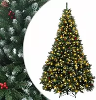 Dirbtinė Sulankstoma Kalėdų Eglutė 300 cm 600 LED Šilta balta