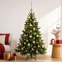 Dirbtinė kalėdinė eglutė su rutuliuku 120 cm 150 LED
